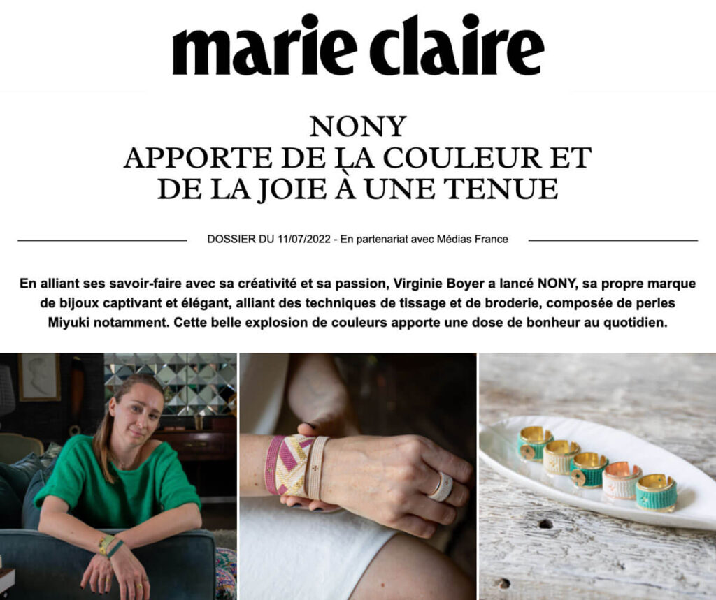 NONY - Ornement Bohème - Article - Marie-Claire