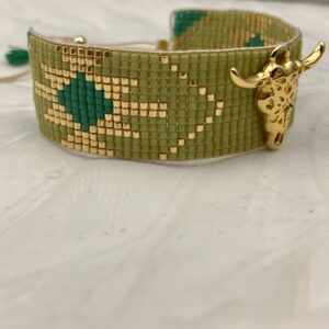 Rock and Love – Bracelet “Country” – vert clair