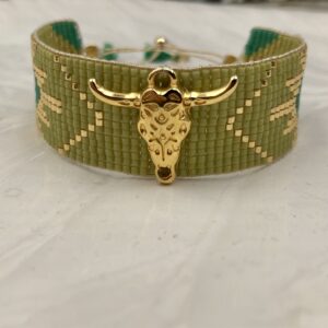 Rock and Love – Bracelet “Country” – vert clair