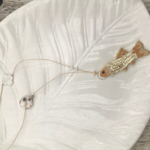 Collier pendentif ” La scintillante” doré