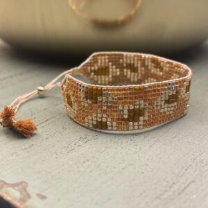 Bracelet Léopard – caramel